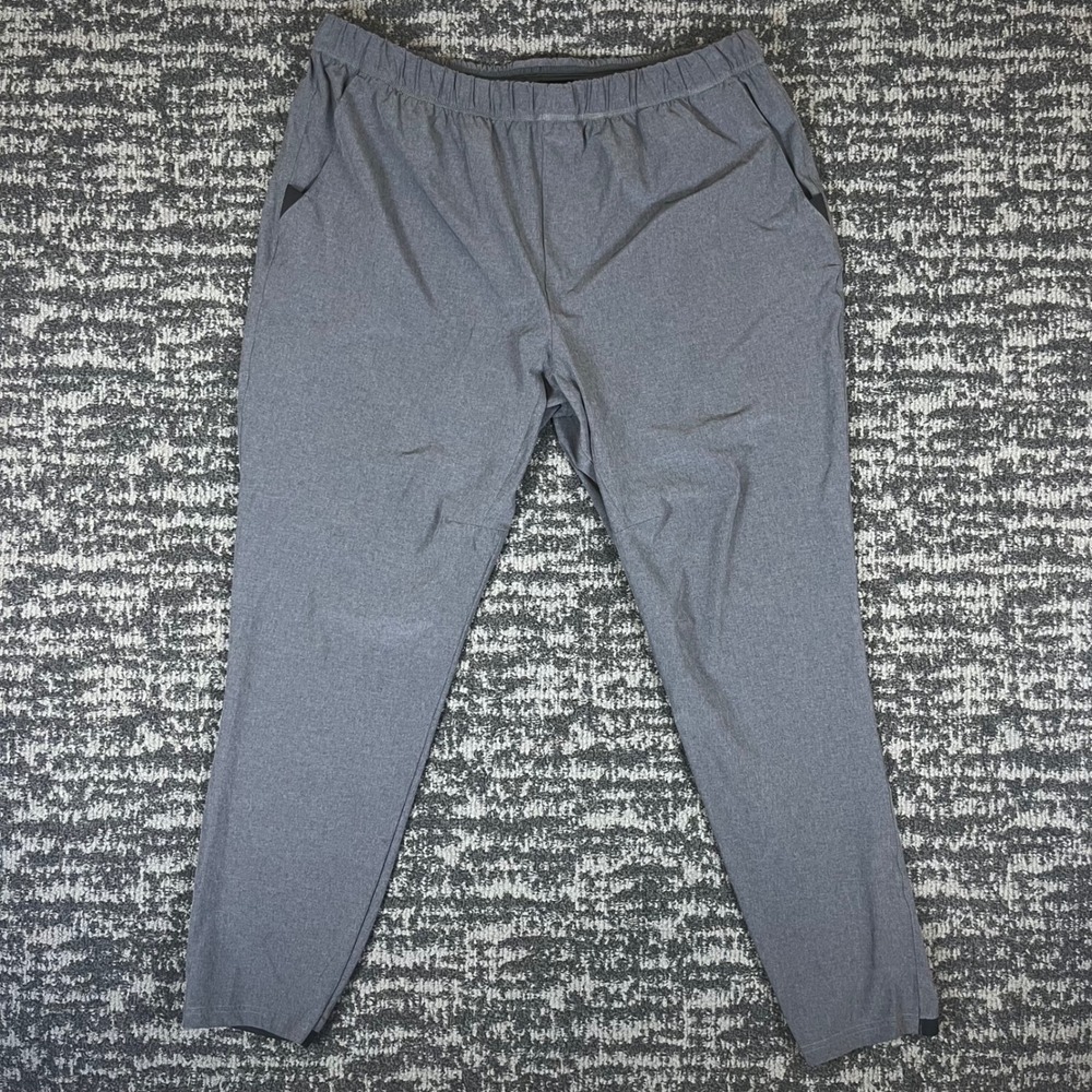 Adidas Aeroready Mens 2XL Grey Heathered Training Pants Joggers FT2650